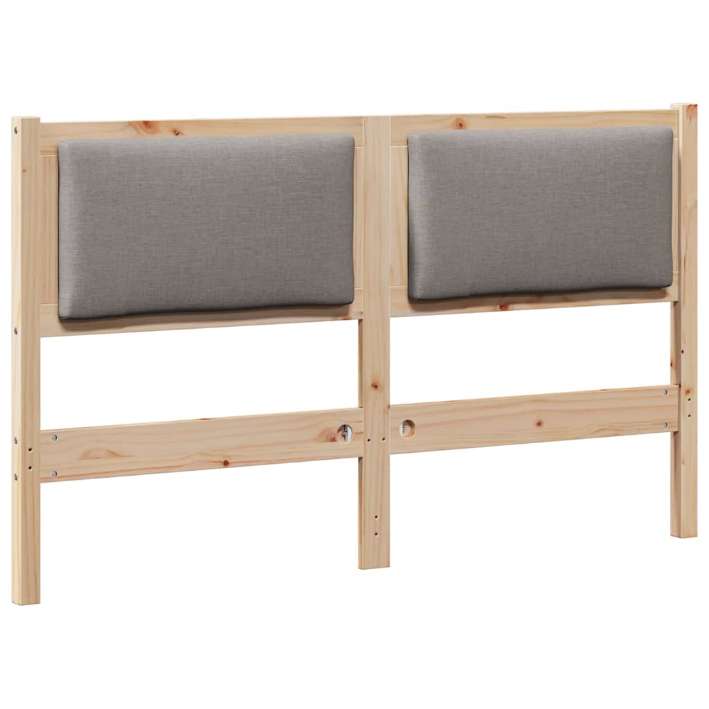 vidaXL Kopfteil Sonstiges Braun 160 cm Massivholz Kiefer