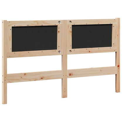vidaXL Kopfteil Sonstiges Braun 160 cm Massivholz Kiefer