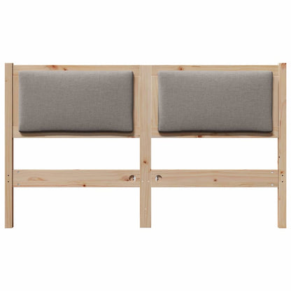 vidaXL Kopfteil Sonstiges Braun 160 cm Massivholz Kiefer