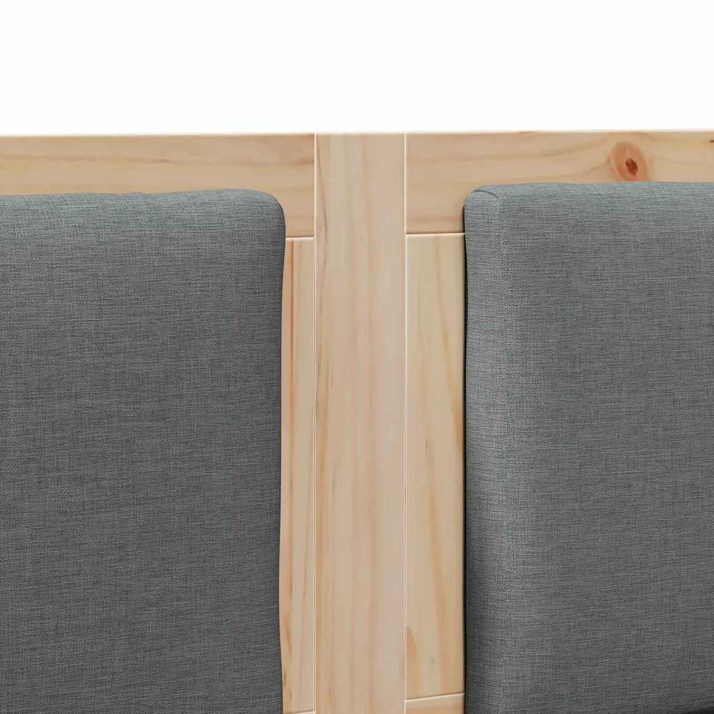 vidaXL Kopfteil Sonstiges Braun 150 cm Massivholz Kiefer