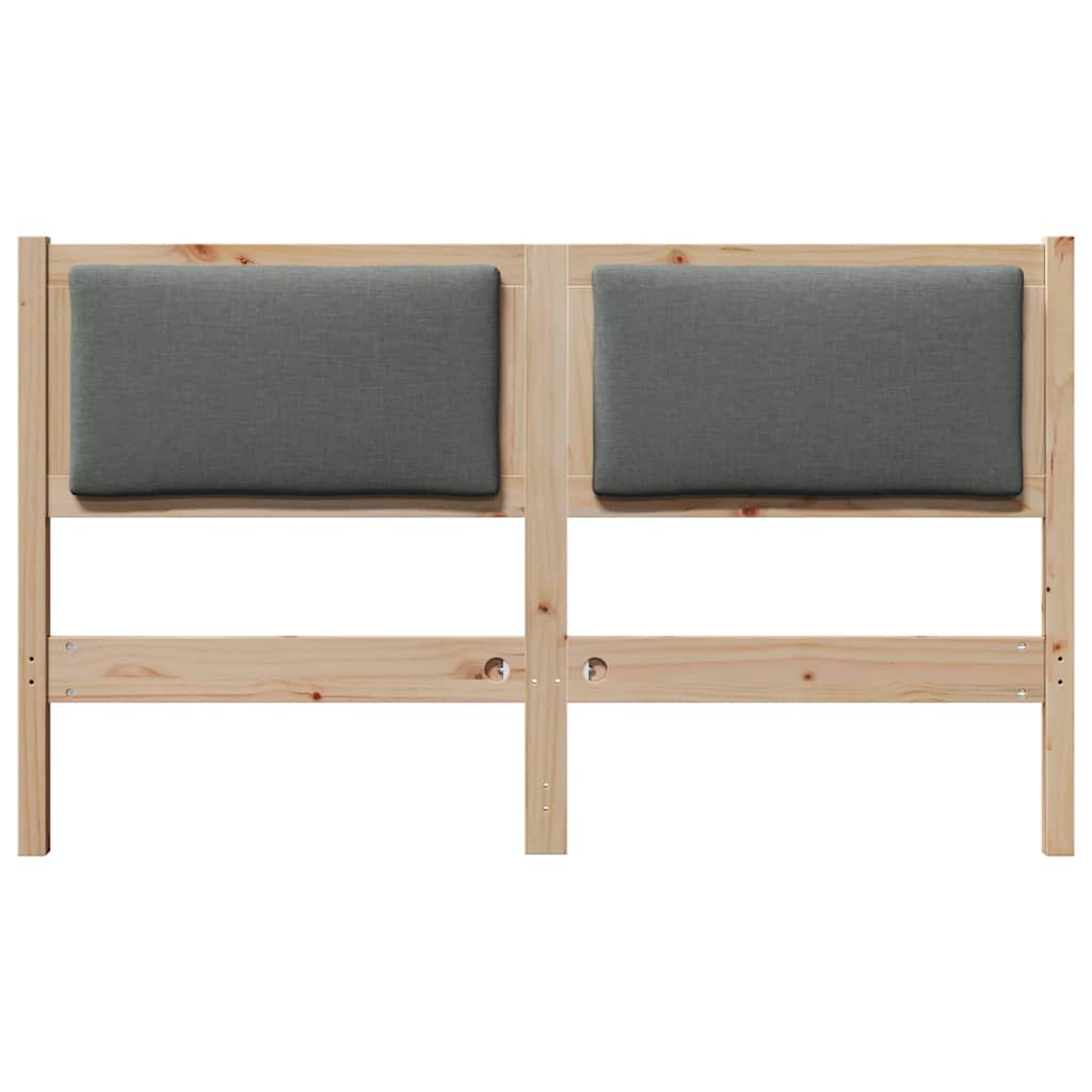 vidaXL Kopfteil Sonstiges Braun 140 cm Massivholz Kiefer