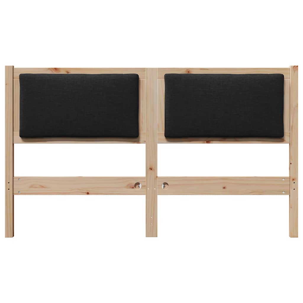 vidaXL Kopfteil Sonstiges Braun 140 cm Massivholz Kiefer