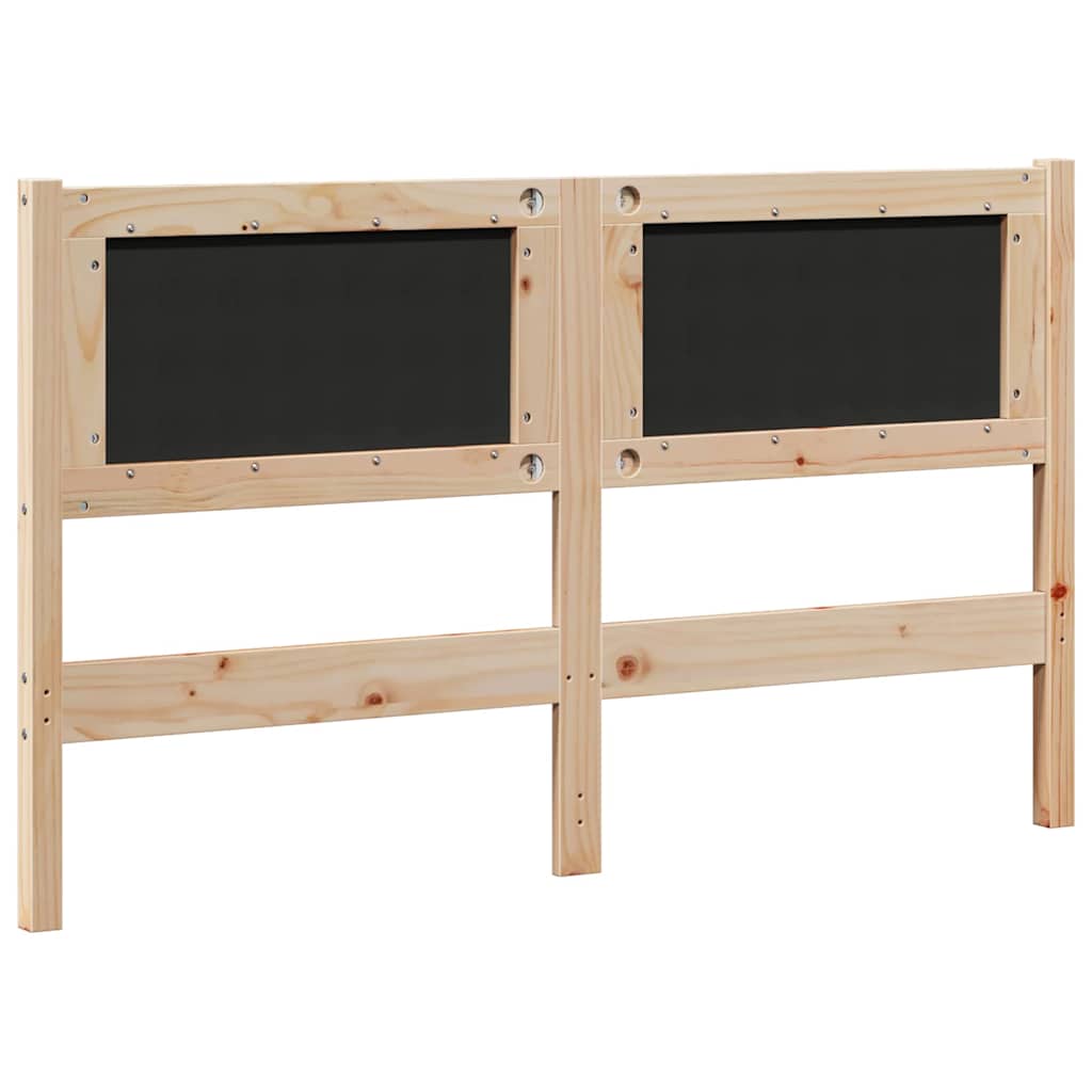 vidaXL Kopfteil Sonstiges Braun 140 cm Massivholz Kiefer
