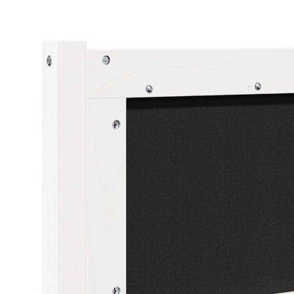 vidaXL Kopfteil Sonstiges Weiß 140 cm Massivholz Kiefer