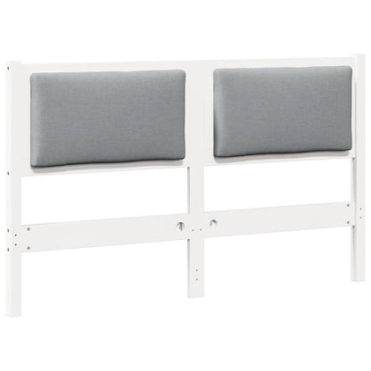 vidaXL Kopfteil Sonstiges Weiß 140 cm Massivholz Kiefer