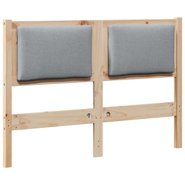 vidaXL Kopfteil Sonstiges Braun 135 cm Massivholz Kiefer