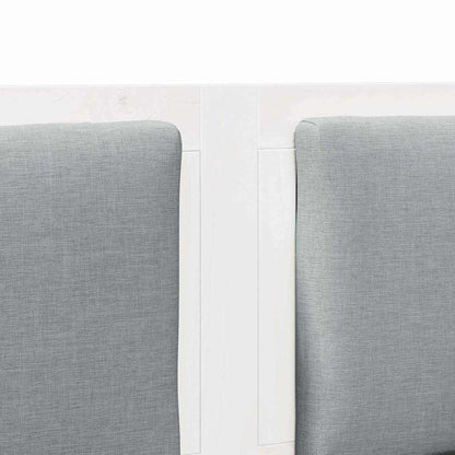 vidaXL Kopfteil Sonstiges Weiß 135 cm Massivholz Kiefer
