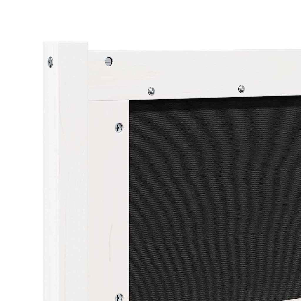 vidaXL Kopfteil Sonstiges Weiß 135 cm Massivholz Kiefer