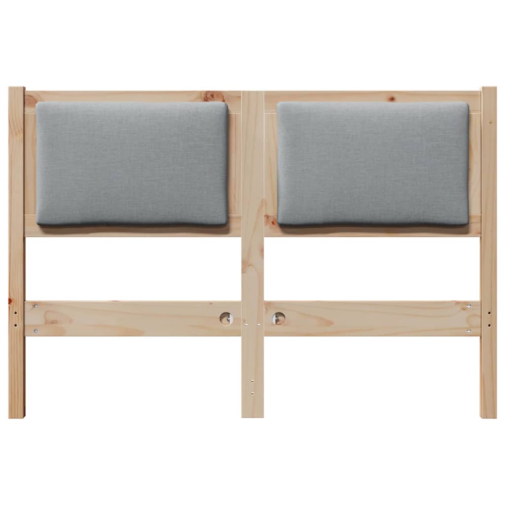 vidaXL Kopfteil Sonstiges Braun 120 cm Massivholz Kiefer