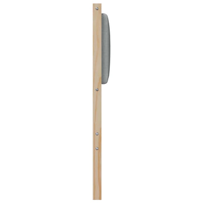 vidaXL Kopfteil Sonstiges Braun 120 cm Massivholz Kiefer