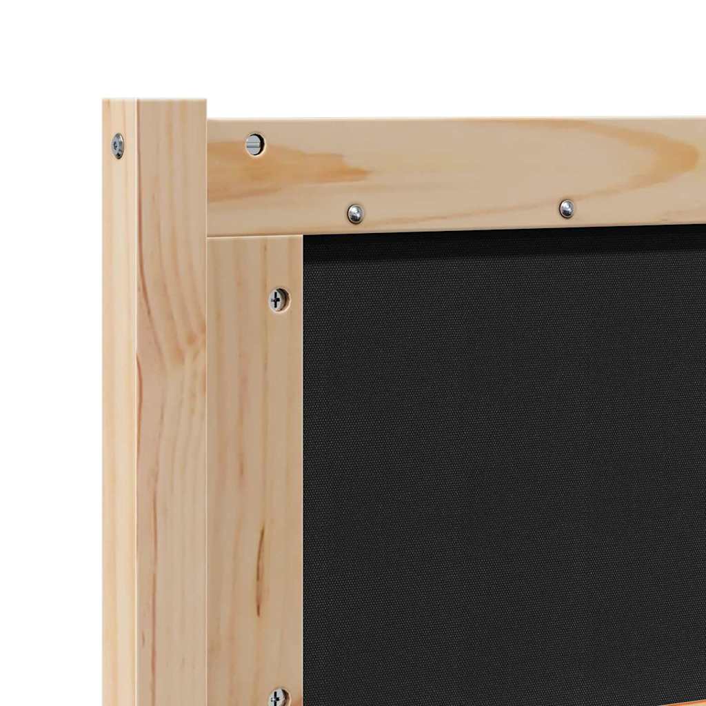 vidaXL Kopfteil Sonstiges Braun 120 cm Massivholz Kiefer