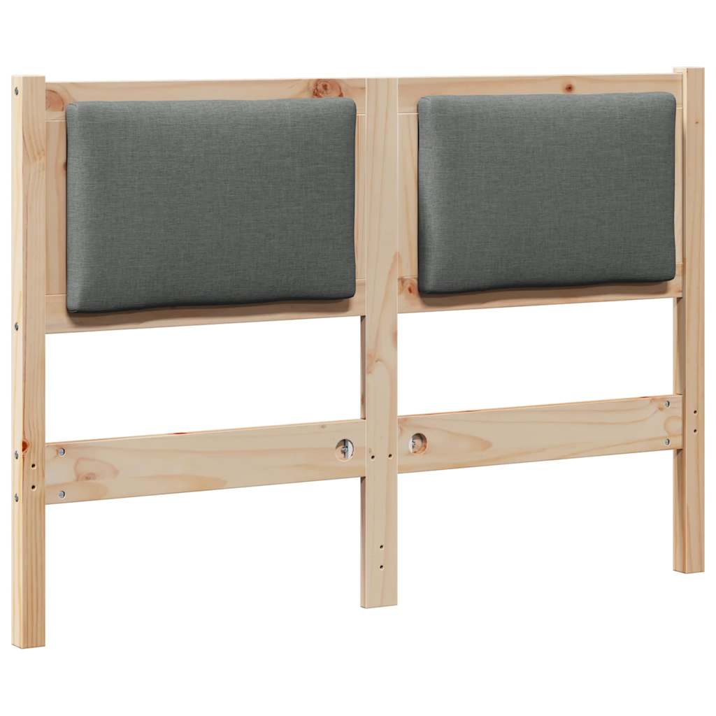 vidaXL Kopfteil Sonstiges Braun 120 cm Massivholz Kiefer