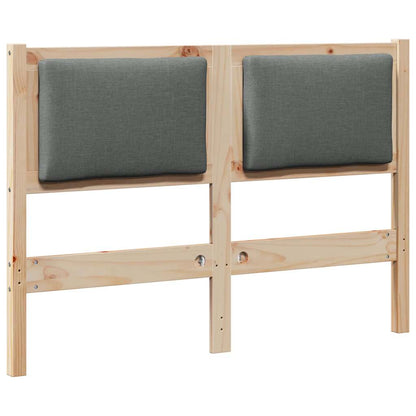 vidaXL Kopfteil Sonstiges Braun 120 cm Massivholz Kiefer