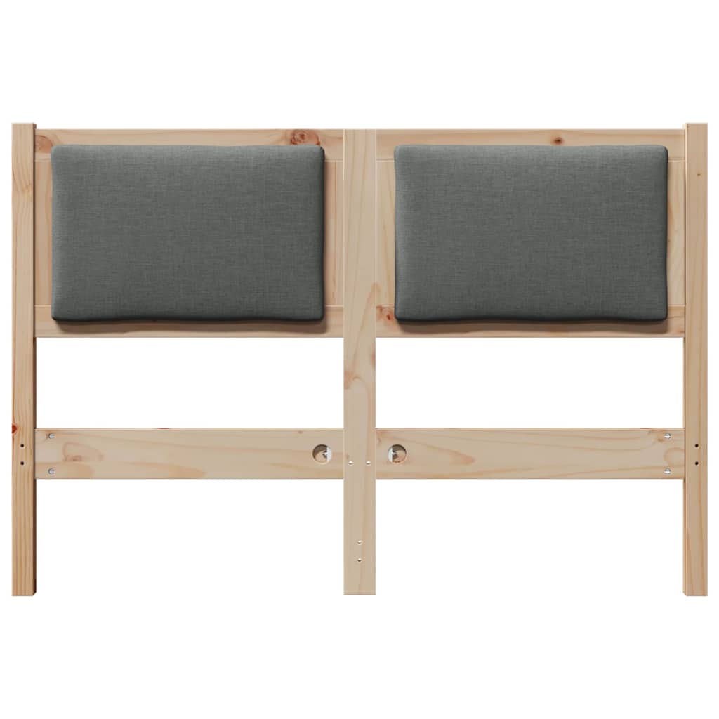vidaXL Kopfteil Sonstiges Braun 120 cm Massivholz Kiefer