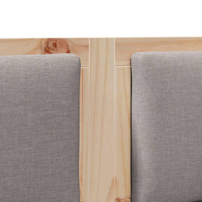 vidaXL Kopfteil Sonstiges Braun 120 cm Massivholz Kiefer