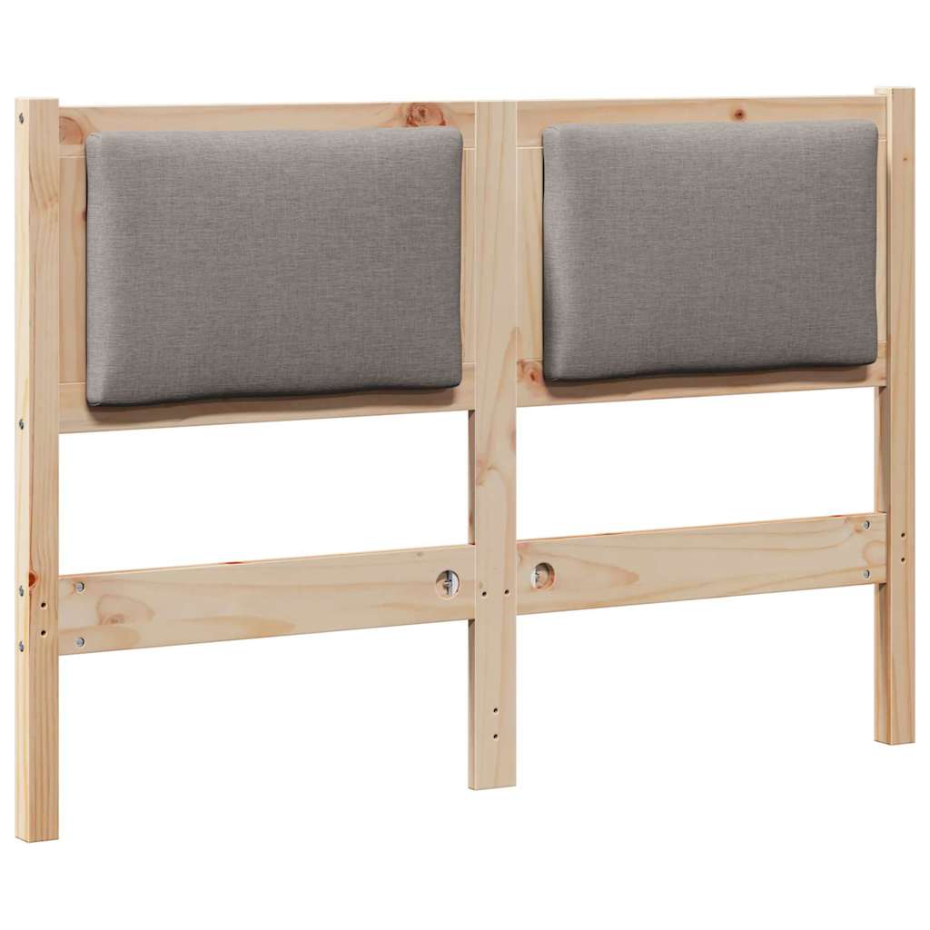 vidaXL Kopfteil Sonstiges Braun 120 cm Massivholz Kiefer