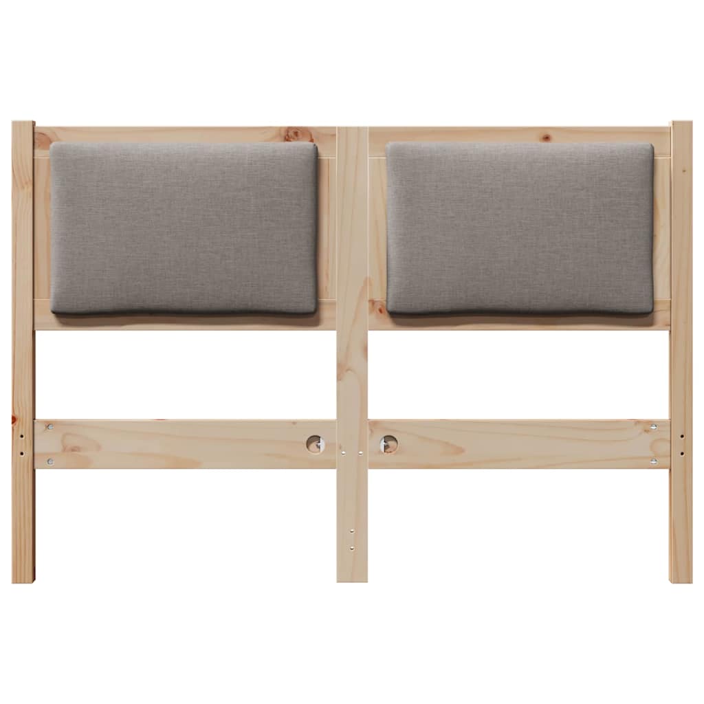 vidaXL Kopfteil Sonstiges Braun 120 cm Massivholz Kiefer