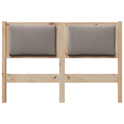vidaXL Kopfteil Sonstiges Braun 120 cm Massivholz Kiefer