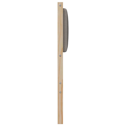 vidaXL Kopfteil Sonstiges Braun 120 cm Massivholz Kiefer