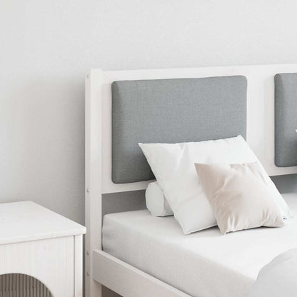 vidaXL Kopfteil Sonstiges Weiß 120 cm Massivholz Kiefer