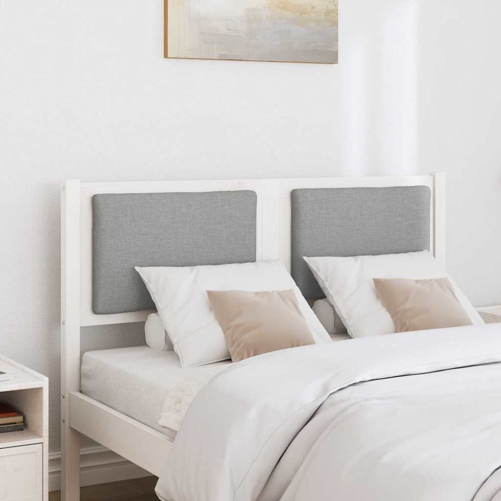 vidaXL Kopfteil Sonstiges Weiß 120 cm Massivholz Kiefer