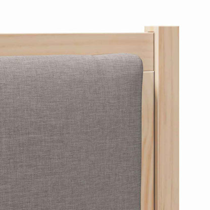 vidaXL Kopfteil Sonstiges Braun 100 cm Massivholz Kiefer