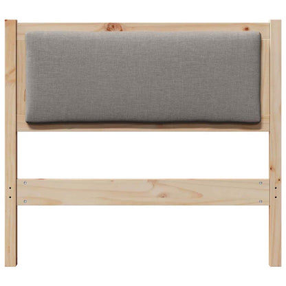 vidaXL Kopfteil Sonstiges Braun 100 cm Massivholz Kiefer