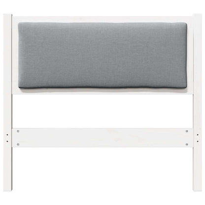 vidaXL Kopfteil Sonstiges Weiß 100 cm Massivholz Kiefer