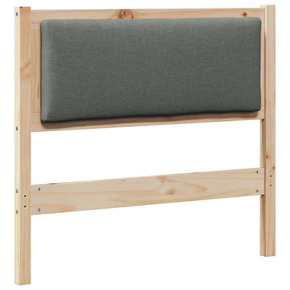 vidaXL Kopfteil Sonstiges Braun 90 cm Massivholz Kiefer