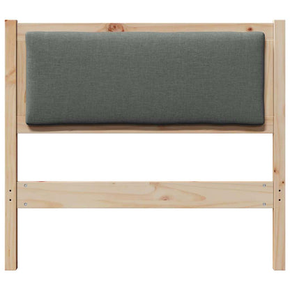 vidaXL Kopfteil Sonstiges Braun 90 cm Massivholz Kiefer