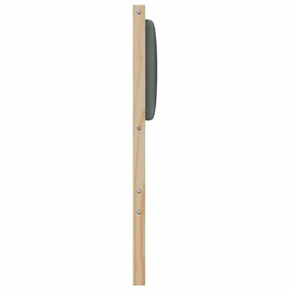vidaXL Kopfteil Sonstiges Braun 90 cm Massivholz Kiefer