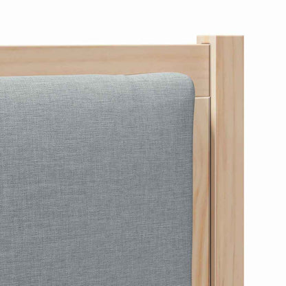 vidaXL Kopfteil Sonstiges Braun 80 cm Massivholz Kiefer