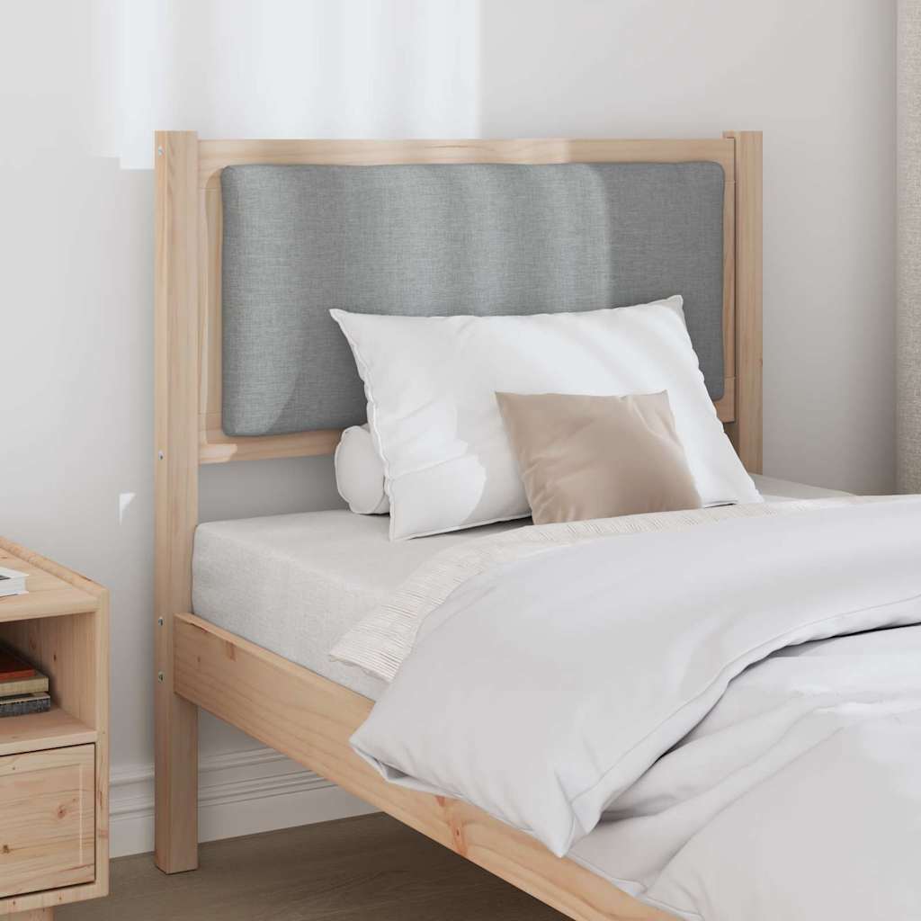 vidaXL Kopfteil Sonstiges Braun 80 cm Massivholz Kiefer