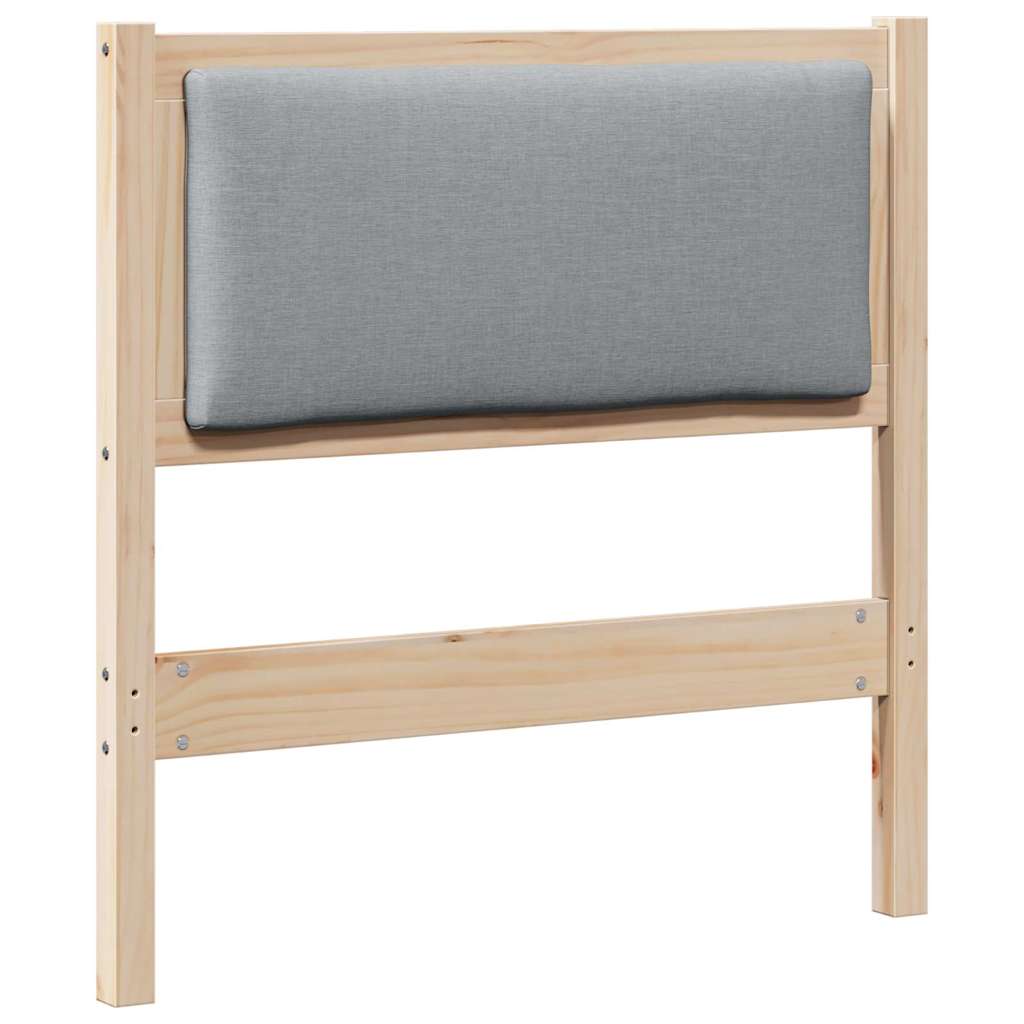 vidaXL Kopfteil Sonstiges Braun 80 cm Massivholz Kiefer