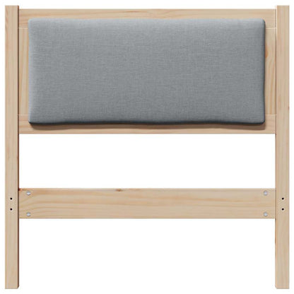 vidaXL Kopfteil Sonstiges Braun 80 cm Massivholz Kiefer