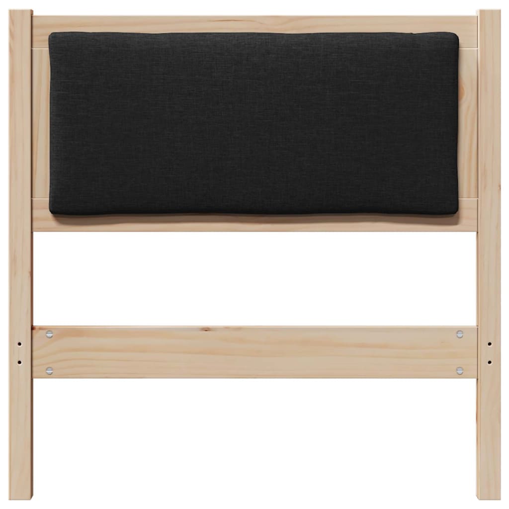 vidaXL Kopfteil Sonstiges Braun 80 cm Massivholz Kiefer