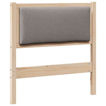 vidaXL Kopfteil Sonstiges Braun 75 cm Massivholz Kiefer