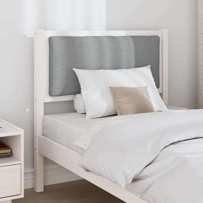 vidaXL Kopfteil Sonstiges Weiß 75 cm Massivholz Kiefer