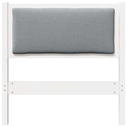 vidaXL Kopfteil Sonstiges Weiß 75 cm Massivholz Kiefer