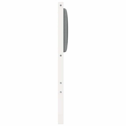 vidaXL Kopfteil Sonstiges Weiß 75 cm Massivholz Kiefer