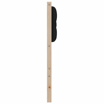 vidaXL Kopfteil Sonstiges Braun und Schwarz 200 cm Massivholz Kiefer