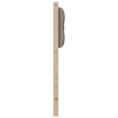 vidaXL Kopfteil Sonstiges Braun und Taupe 200 cm Massivholz Kiefer