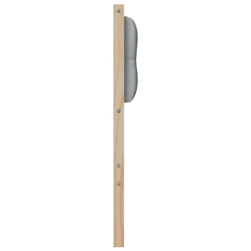 vidaXL Kopfteil Sonstiges Braun und hellgrau 160 cm Massivholz Kiefer