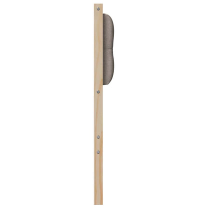 vidaXL Kopfteil Sonstiges Braun und Taupe 160 cm Massivholz Kiefer