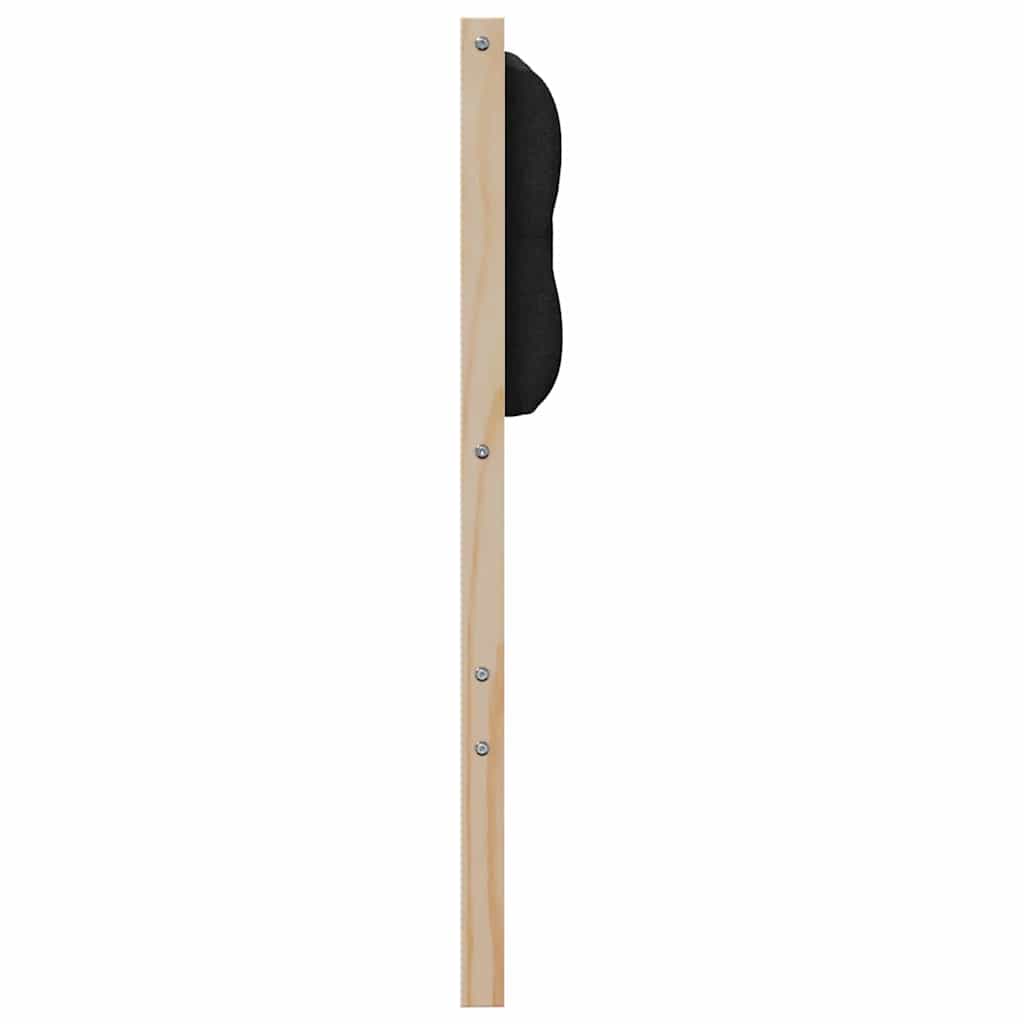 vidaXL Kopfteil Sonstiges Braun und Schwarz 140 cm Massivholz Kiefer