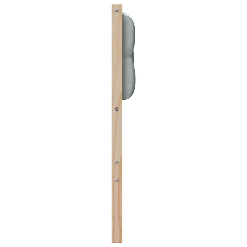 vidaXL Kopfteil Sonstiges Braun und hellgrau 135 cm Massivholz Kiefer