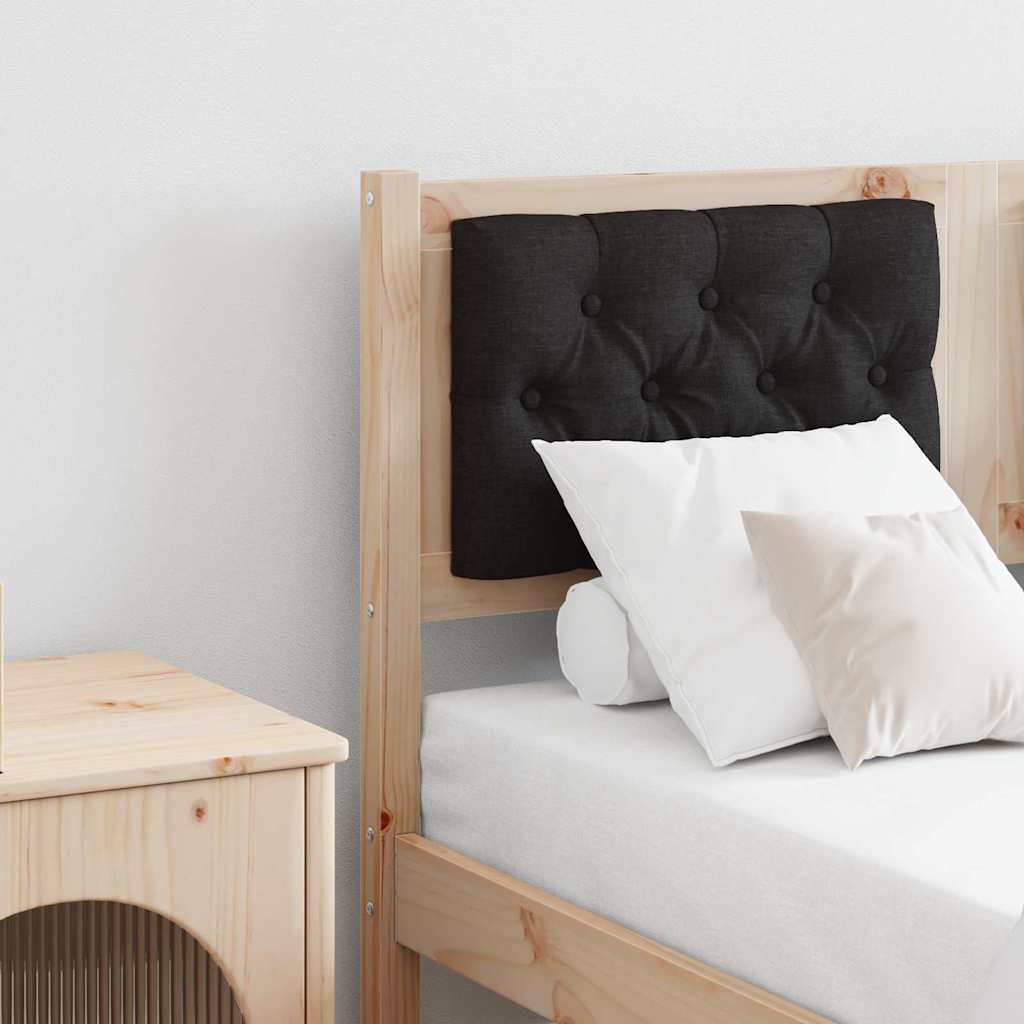 vidaXL Kopfteil Sonstiges Braun und Schwarz 135 cm Massivholz Kiefer