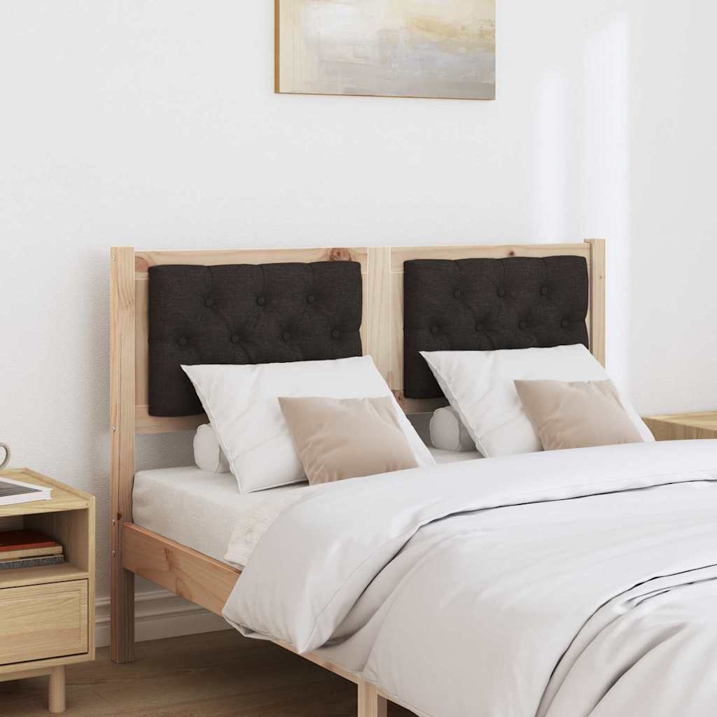 vidaXL Kopfteil Sonstiges Braun und Schwarz 120 cm Massivholz Kiefer