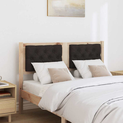 vidaXL Kopfteil Sonstiges Braun und Schwarz 120 cm Massivholz Kiefer