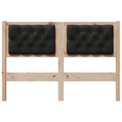 vidaXL Kopfteil Sonstiges Braun und Schwarz 120 cm Massivholz Kiefer